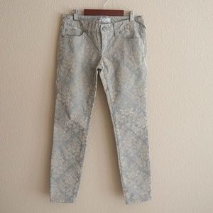 Free People Damask Print Jeans